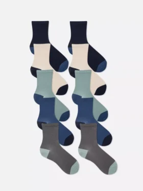 Paquete de 10 pares de calcetines tobilleros de costura plana