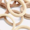 Paquete de 12 gomas para el pelo de tela