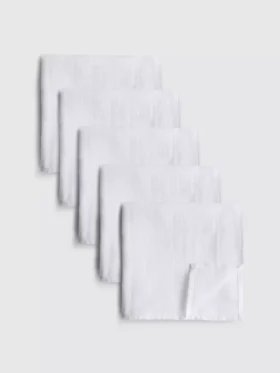 Paquete de 5 paños de muselina de algodón