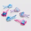 Paquete de 6 pinzas de pelo con cierre a presión de Stitch de Disney