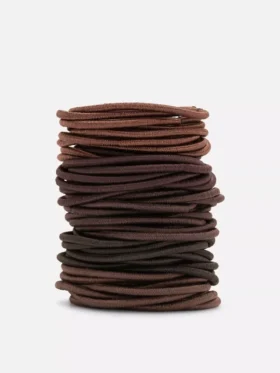 Paquete de 60 gomas elásticas gruesas para el pelo