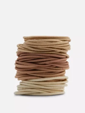 Paquete de 60 gomas elásticas gruesas para el pelo
