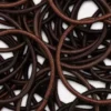 Paquete de 60 gomas elásticas gruesas para el pelo