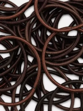 Paquete de 60 gomas elásticas gruesas para el pelo