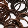 Paquete de 60 gomas elásticas gruesas para el pelo