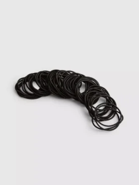 Paquete de 60 gomas para el pelo finas