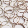 Paquete de 60 gomas para el pelo finas