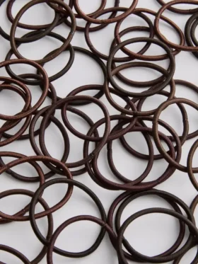 Paquete de 60 gomas para el pelo gruesas