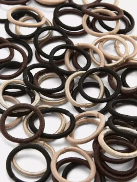 Paquete de 60 mini gomas elásticas