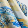 Pareo midi estampado con corte cruzado
