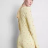 Pelele de dormir acanalado con estampado floral