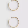 Pendientes de aro con textura