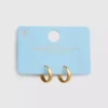 Pendientes de aro mini resistentes al agua