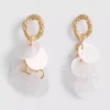 Pendientes de disco colgantes