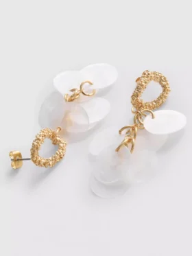 Pendientes de disco colgantes