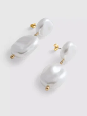 Pendientes de perla sintética en forma de gota