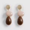 Pendientes de resina en forma de gota