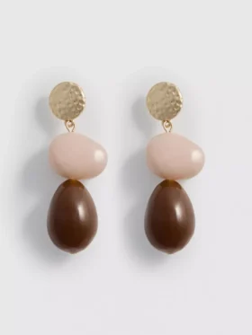 Pendientes de resina en forma de gota
