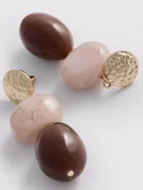 Pendientes de resina en forma de gota