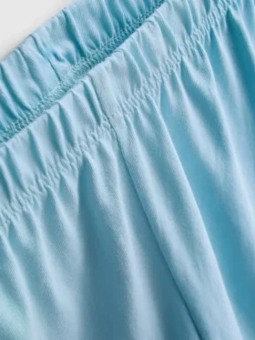 Pijama corto de camiseta de algodón
