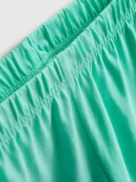 Pijama corto de camiseta de algodón