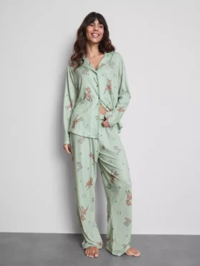 Pijamas boyfriend a rayas de Bambi de Disney