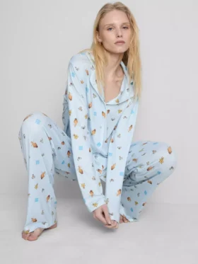 Pijamas boyfriend con estampado de «Ice Age»