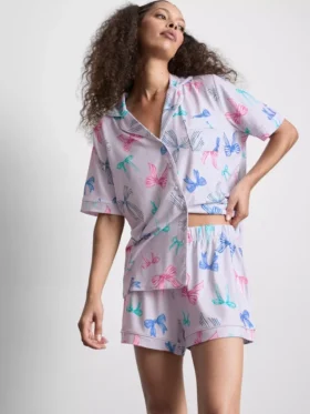 Pijamas corto estilo «boyfriend»