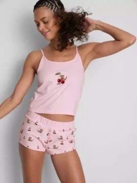 Pijamas cortos con camiseta de tirantes de Winnie the Pooh y Roo de Disney