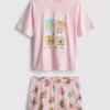 Pijamas cortos con estampado de Bob Esponja