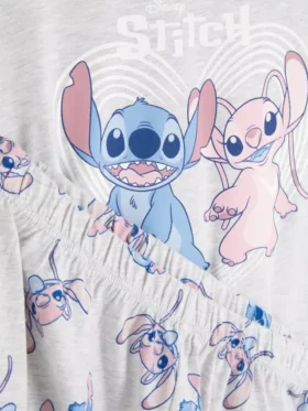 Pijamas cortos con estampado de Stitch de Disney