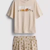 Pijamas cortos de algodón con estampado de «La Edad de Hielo» de Disney