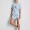 Pijamas cortos de algodón con estampado de Stitch de Disney