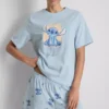 Pijamas cortos de algodón con estampado de Stitch de Disney