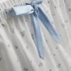 Pijamas cortos de estilo «boyfriend» de satén con estampado floral