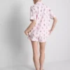 Pijamas cortos estilo «boyfriend» con estampado de ositos