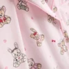Pijamas cortos estilo «boyfriend» con estampado de ositos