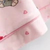 Pijamas cortos estilo «boyfriend» con estampado de ositos