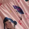 Pijamas cortos estilo «boyfriend» de K-pop «Demon Hunters»