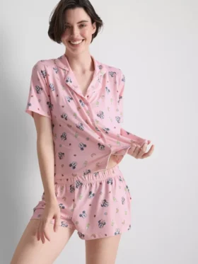 Pijamas cortos estilo «boyfriend» de Mickey Mouse de Disney