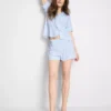 Pijamas cortos estilo «boyfriend» estampados