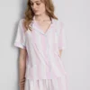 Pijamas cortos estilo «boyfriend» estampados