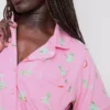 Pijamas cortos estilo «boyfriend» estampados