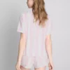 Pijamas cortos estilo «boyfriend» estampados