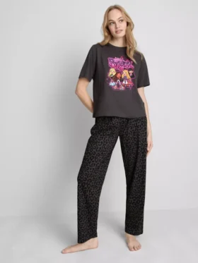 Pijamas de algodón con estampado de leopardo de Bratz