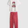 Pijamas de algodón con estampado de Minnie Mouse de Disney