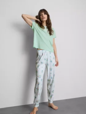Pijamas de algodón estampados