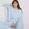 Pijamas de estilo «boyfriend» de sarga