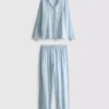 Pijamas de estilo «boyfriend» de sarga