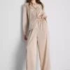 Pijamas de estilo «boyfriend» de satén